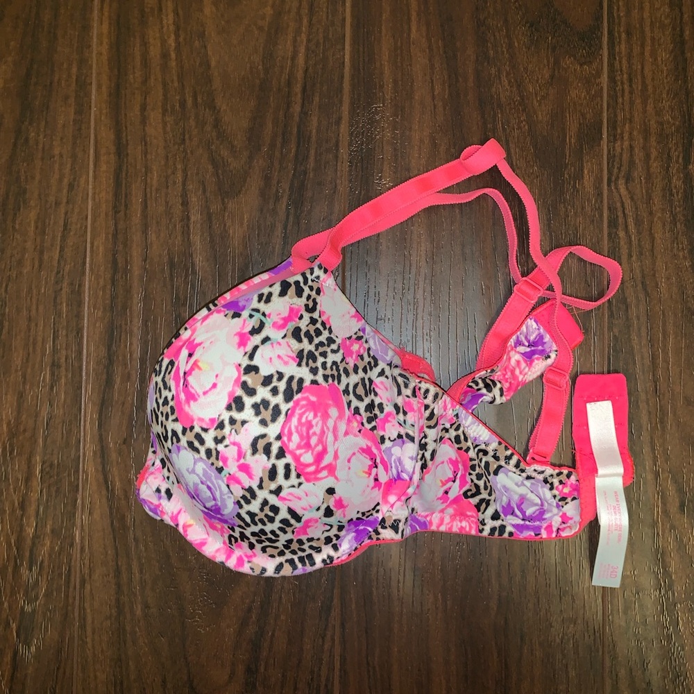 Cheetah/rose bra